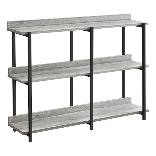 Monarch Specialties Accent Table, Console, Entryway, Narrow, Sofa, Living Room, Bedroom, Metal, Laminate, Grey, Black - I 2217