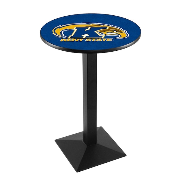 Holland Bar Stool Co 36" Blk Wrinkle Kent State Pub Table - L217B3628KENTST