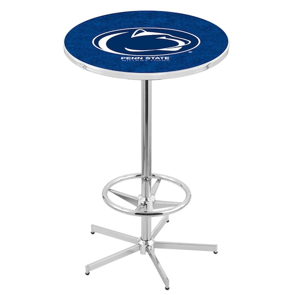 Holland Bar Stool Co 42" Chrome Penn State Pub Table - L216C4228PENNST