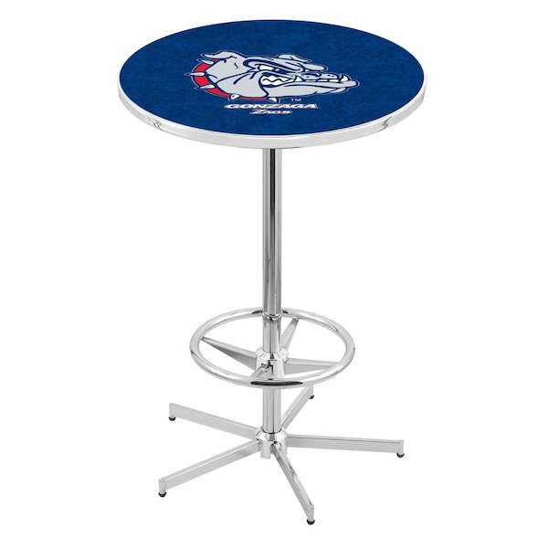 Holland Bar Stool Co 42" Chrome Gonzaga Pub Table - L216C4228GONZGA