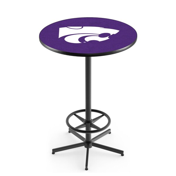 Holland Bar Stool Co 42" Black Kansas State Pub Table - L216B4236KNSASS