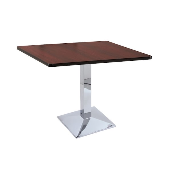 Holland Bar Stool Co 30" 217 Chrome Table, 36" x 36" Square Top - 21730CH36SQ