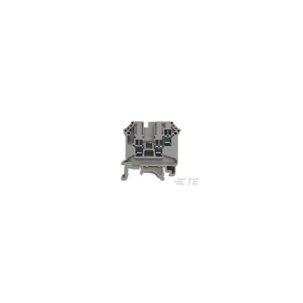 Te Connectivity Din Rail Terminal Blocks 2.5Mm2, 1 In 2 Out Screw Terminal Block - 2271678-1