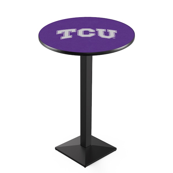 Holland Bar Stool Co 36" Blk Wrinkle TCU Pub Table - L217B3628TEXCHR