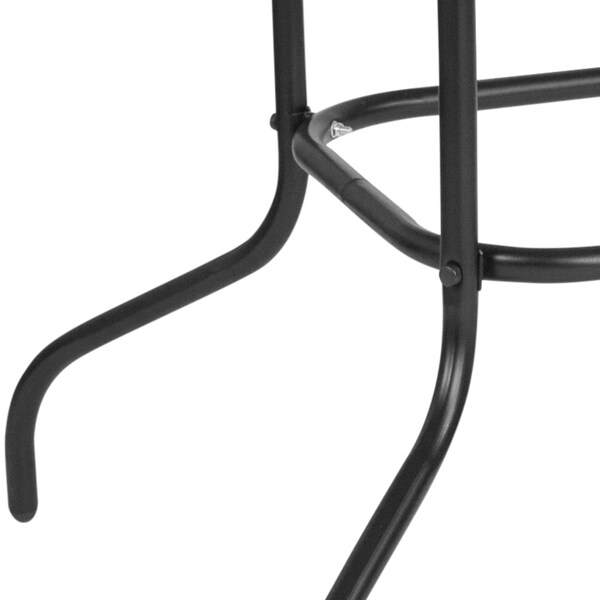 Flash Furniture Rectangle Table, Rctnglr, Tmprd Glss Metal, 31.5"x55", 31.5 W, 55 L, 27.5 H, Glass, Plastic, Steel - TLH-089-GG