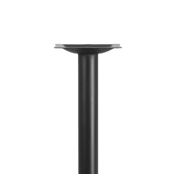 Flash Furniture Restaurant Table X-Base with 3" Dia. Tab, 23.75 W, 30 L, 28.25 H, Cast Iron, Iron, Black - XU-T2230-GG
