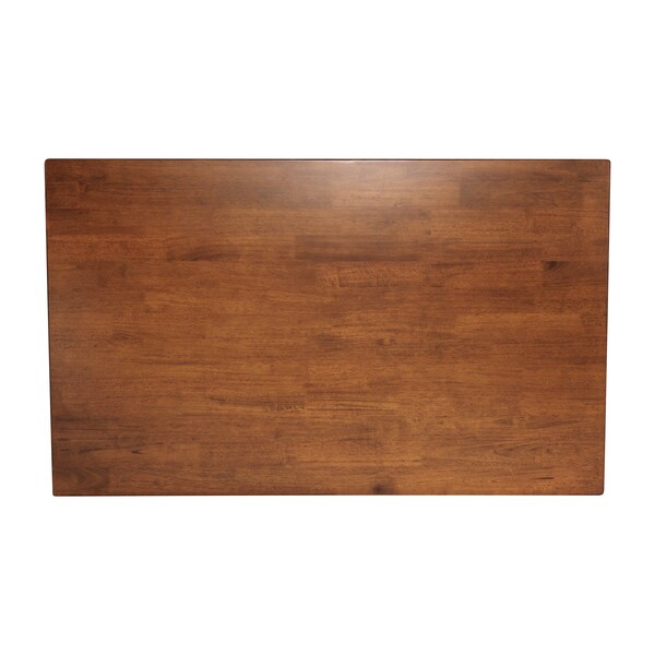 Flash Furniture Rectangle 36.25 in W, 60 in L, Rubberwood (Parawood) - KER-T-799-WAL-60-GG