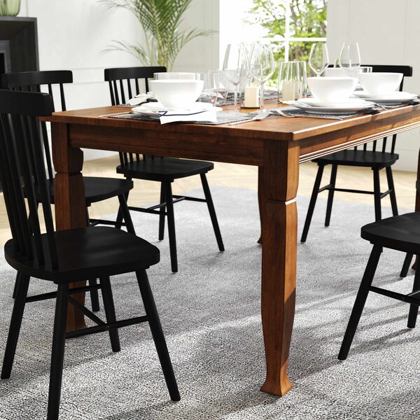 Flash Furniture Rectangle 36.25 in W, 60 in L, Rubberwood (Parawood) - KER-T-799-WAL-60-GG