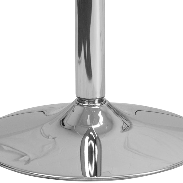 Flash Furniture Square 23.75" W, 23.75" L, 30" H, Glass, White - CH-4-GG