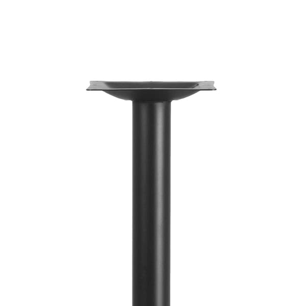 Flash Furniture Restaurant Table X-Base with 3" Dia. Tab, 30" W, 30" L, 28.5" H, Cast Iron, Iron, Black - XU-T3030-GG
