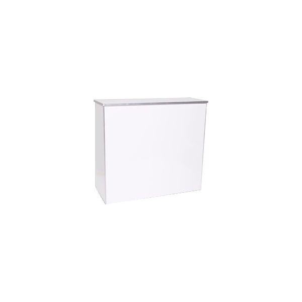 Atlas Commercial Products White Portable Folding Bar - FB26WH