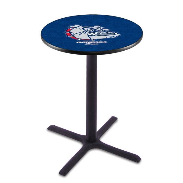Holland Bar Stool Co 36" Blk Wrinkle Gonzaga Pub Table - L211B3628GONZGA