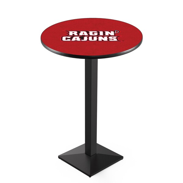 Holland Bar Stool Co 36" Blk Wrinkle Louisiana-Lafayette Pub Table - L217B3628LA-LAF
