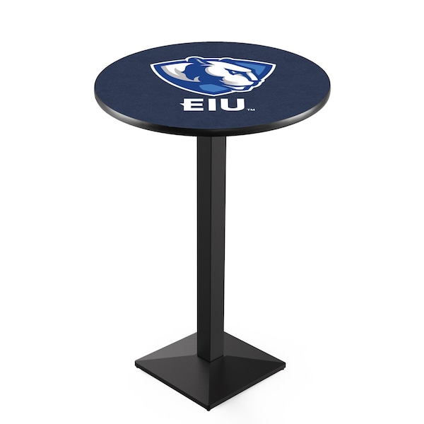 Holland Bar Stool Co 36" Blk Wrinkle Eastern Illinois Pub Table, 36" dia. Top - L217B3636EASTIL
