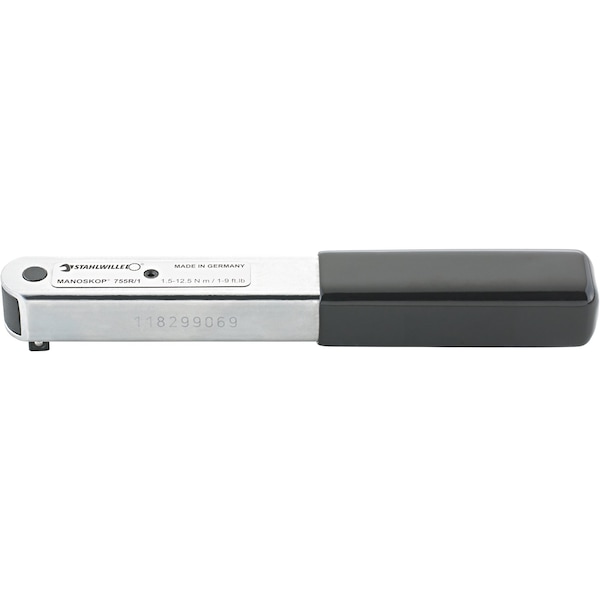Stahlwille Tools Series MANOSKOP torque wrench ratchet No.755R/1 1, 5-12, 5 N·m sq drive 1/4 - 50100001