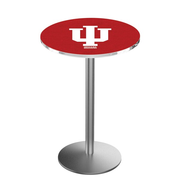 Holland Bar Stool Co 42" Stainless Steel Indiana Pub Table - L214S4228INDNAU