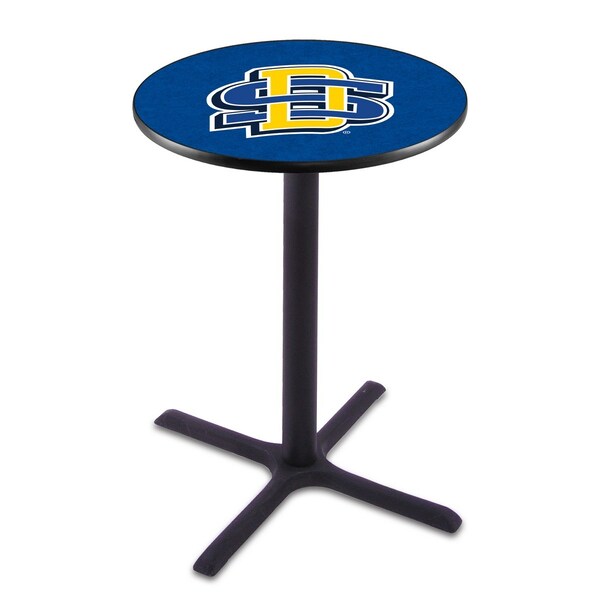 Holland Bar Stool Co 36" Blk Wrinkle South Dakota State Pub Table - L211B3628SDAKST