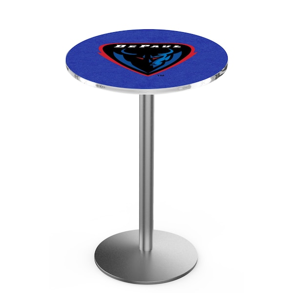 Holland Bar Stool Co 42" Stainless Steel DePaul Pub Table - L214S4228DEPAUL