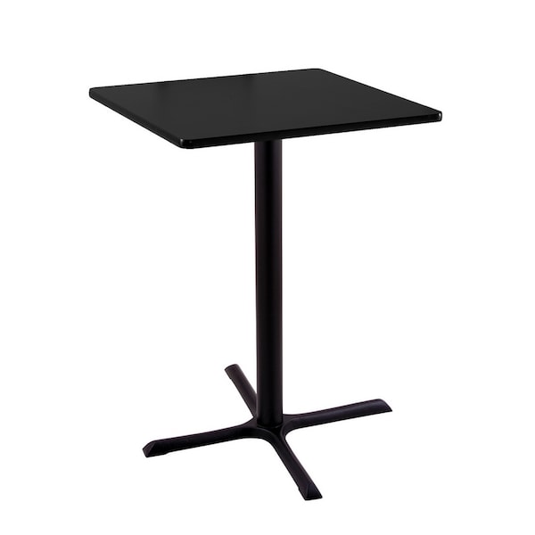 Holland Bar Stool Co 36" 211 Black Table, 30" x 30" Square Top - 211-3036BW30SQ