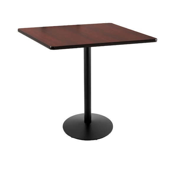 Holland Bar Stool Co 42" 214 Black Table, 36" x 36" Square Top - 214-2242BW36SQ