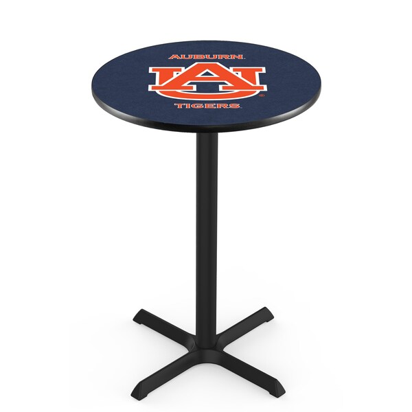 Holland Bar Stool Co 42" Blk Wrinkle Auburn Pub Table - L211B4228AUBURN