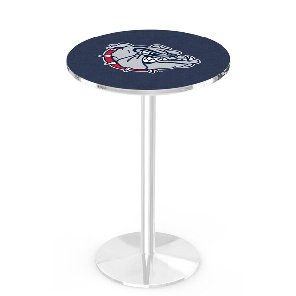 Holland Bar Stool Co 36" Chrome Gonzaga Pub Table, 36" dia. Top - L214C3636GONZGA