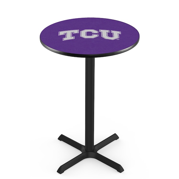 Holland Bar Stool Co 42" Blk Wrinkle TCU Pub Table - L211B4228TEXCHR