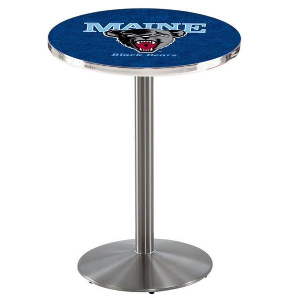 Holland Bar Stool Co 36" Stainless Steel Maine Pub Table - L214S3628MAINEU