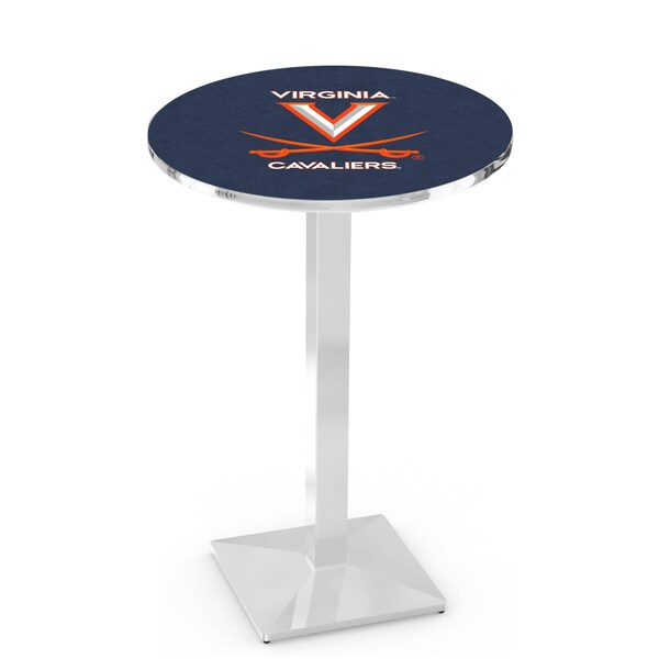 Holland Bar Stool Co 36" Chrome Virginia Pub Table - L217C3628VRGNIA