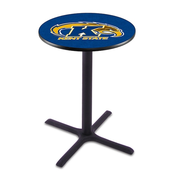 Holland Bar Stool Co 42" Blk Wrinkle Kent State Pub Table - L211B4228KENTST