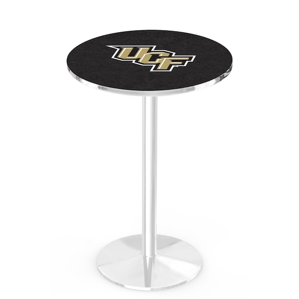 Holland Bar Stool Co 42" Chrome Central Florida Pub Table, 36" dia. Top - L214C4236CENFLA
