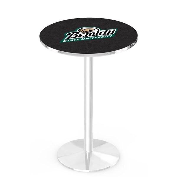 Holland Bar Stool Co 36" Chrome Bemidji State Pub Table - L214C3628BMIJST