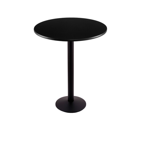 Holland Bar Stool Co 36" 214 Black Table, 30" dia. Top - 214-1636BW30R