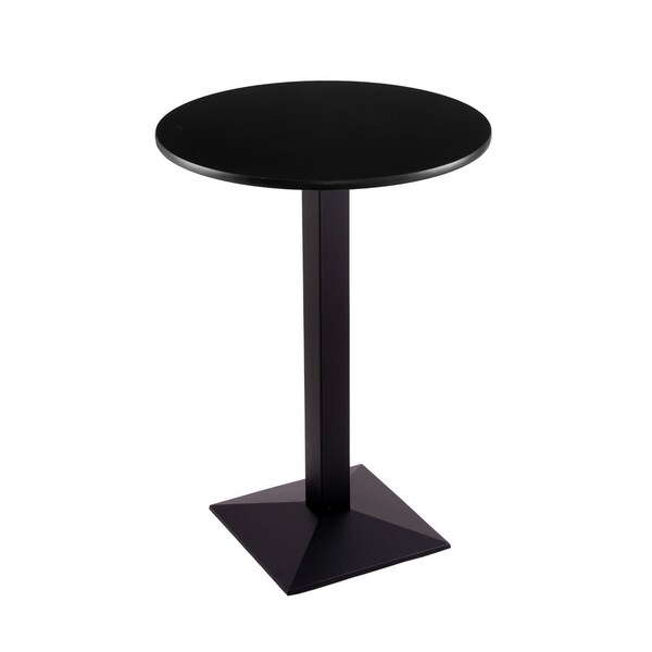 Holland Bar Stool Co 42" 217 Black Table, 30" dia. Top - 21742BW30R