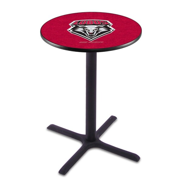 Holland Bar Stool Co 36" Blk Wrinkle New Mexico Pub Table, 36" dia. Top - L211B3636NEWMEX