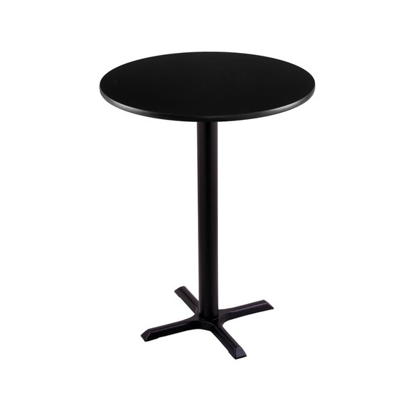 Holland Bar Stool Co 42" 211 Black Table, 30" dia. Top - 211-2242BW30R