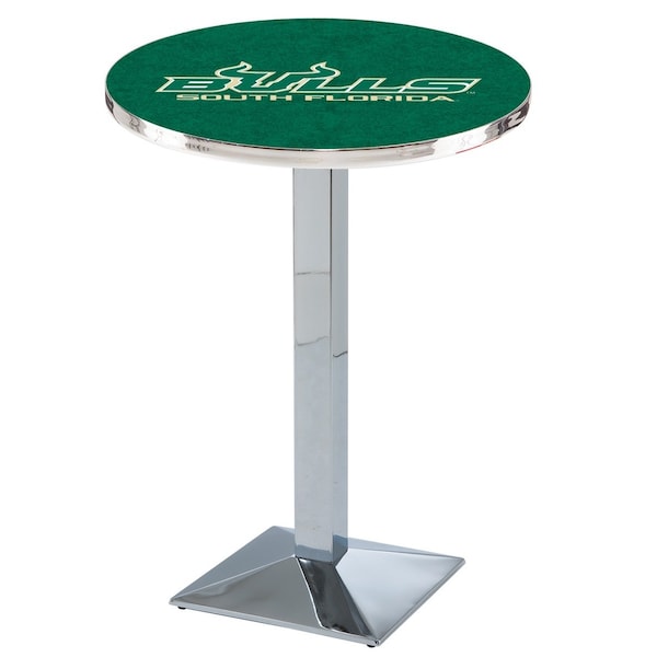 Holland Bar Stool Co 42" Chrome South Florida Pub Table - L217C4228SOUFLA
