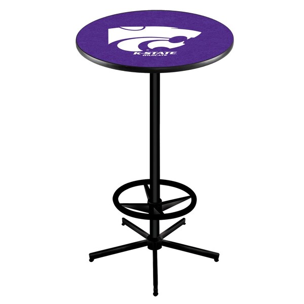 Holland Bar Stool Co 42" Black Kansas State Pub Table - L216B4228KNSASS
