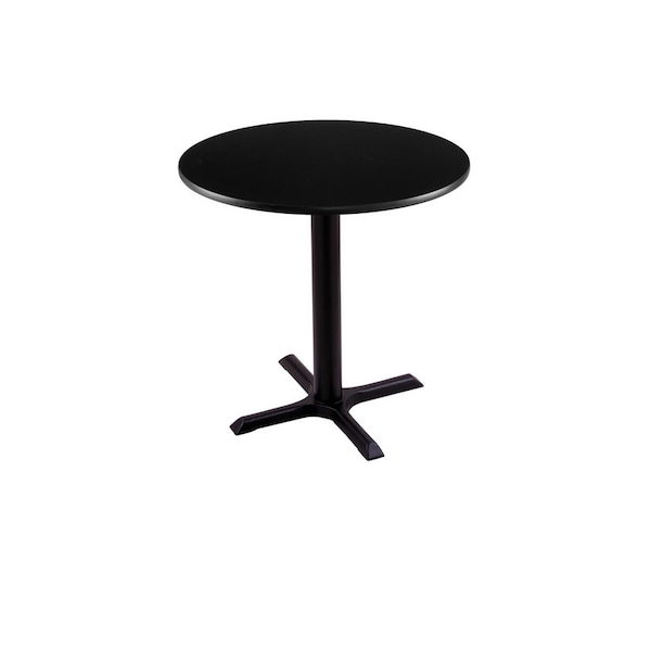 Holland Bar Stool Co 30" 211 Black Table, 24" dia. Top - 211-2230BW24R