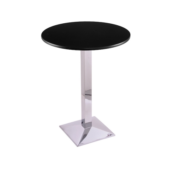 Holland Bar Stool Co 36" 217 Chrome Table, 30" dia. Top - 21736CH30R