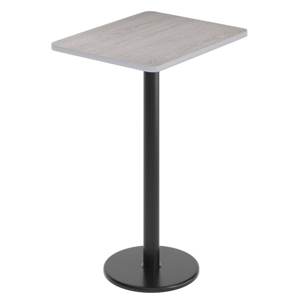 Flash Furniture Rectangle 30 in L, 24 in W, Gray - XU-GYTB-2430-TR18B-GG
