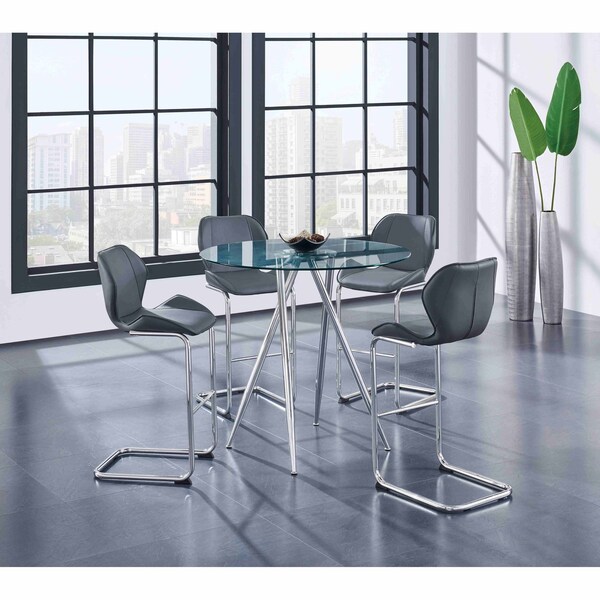 Global Furniture Usa Contemporary  D1503Bt  +  D1446Bs Grey - 2792