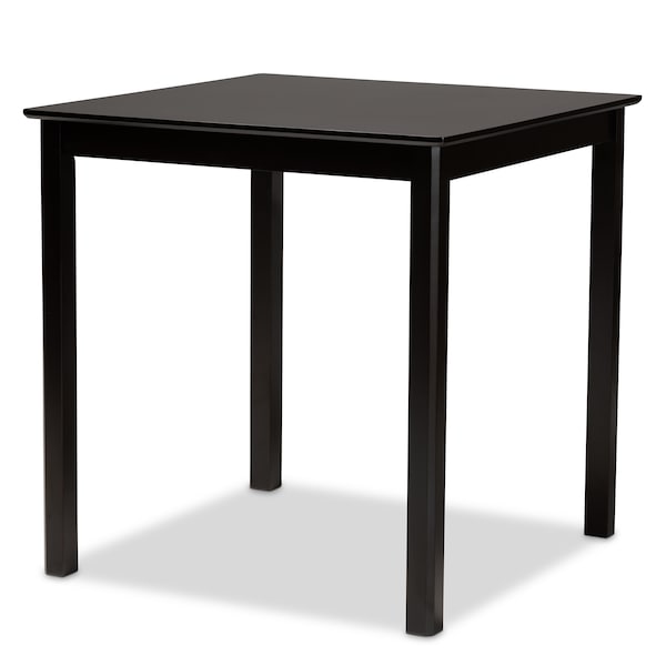 Baxton Studio Nicolette Modern and Contemporary Transitional Dark Brown Finished Wood 5-Piece Pub Set - 176-11421-9776-ZORO