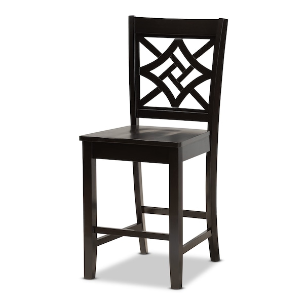 Baxton Studio Nicolette Modern and Contemporary Transitional Dark Brown Finished Wood 5-Piece Pub Set - 176-11421-9776-ZORO