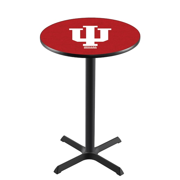 Holland Bar Stool Co 36" Blk Wrinkle Indiana Pub Table - L211B3628INDNAU