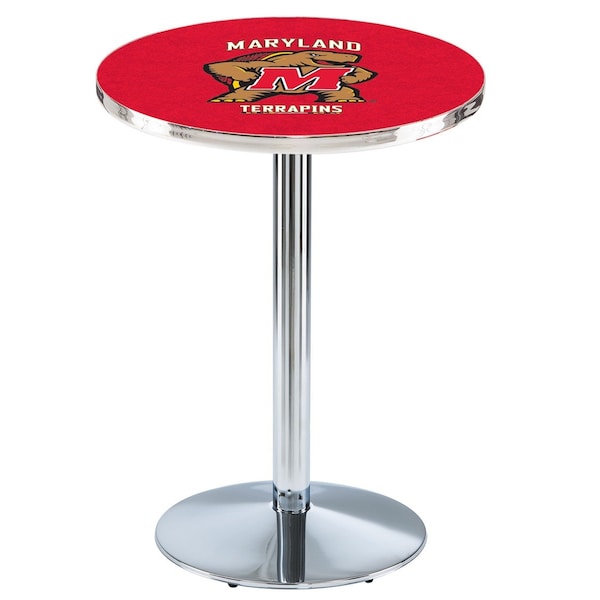 Holland Bar Stool Co 36" Chrome Maryland Pub Table - L214C3628MRYLND