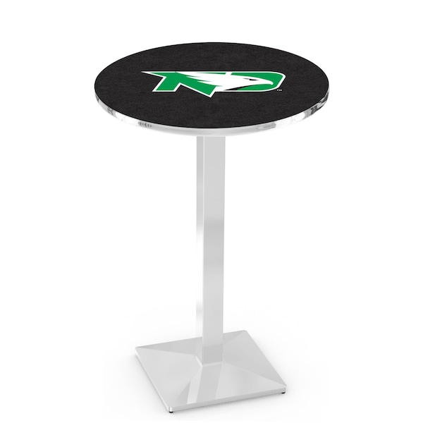 Holland Bar Stool Co 36" Chrome North Dakota Pub Table, 36" dia. Top - L217C3636NORDAK