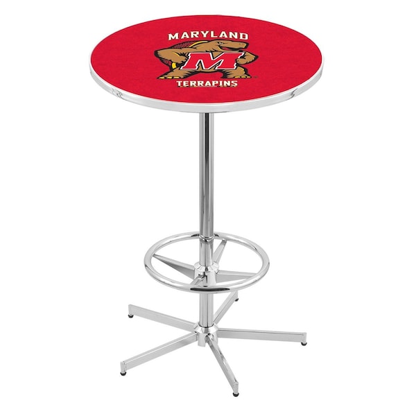 Holland Bar Stool Co 42" Chrome Maryland Pub Table - L216C4228MRYLND