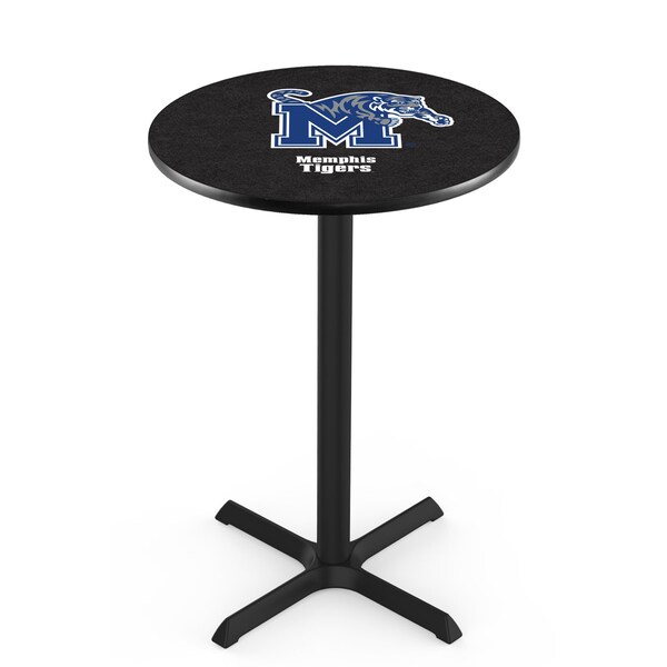 Holland Bar Stool Co 36" Blk Wrinkle Memphis Pub Table, 36" dia. Top - L211B3636MEMPHS