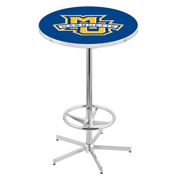 Holland Bar Stool Co 42" Chrome Marquette Pub Table - L216C4228MRQTTE